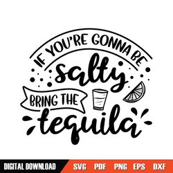 If You're Gonna Be Salty Bring The Tequila SVG