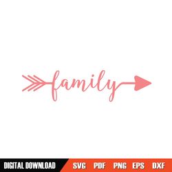 Family Mother Day Arrow SVG