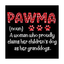 Pawma Noun Svg, Family Svg, Pawma Svg, Noun Svg, Pawma Meanings Svg, Dogs Paw Svg, Granddogs Svg, Mom Gift Svg, Holiday