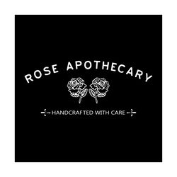 Rose Apothecary Svg, Flower Svg, Rose Svg, Handcrafted With Care Svg, Black Rose Svg, Birthday Gift Svg, Gift For Girl S