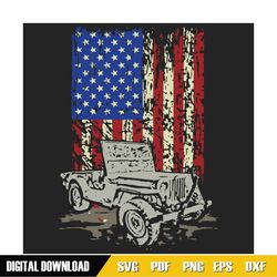 American Flag 4X4 Jeep American Flag 4th Of July Svg, Independence Svg, Jeep Svg, July 4th Jeep Svg, American Flag Svg,
