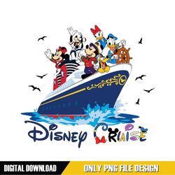 Captain Mickey Friends Disney Cruise Ship PNG