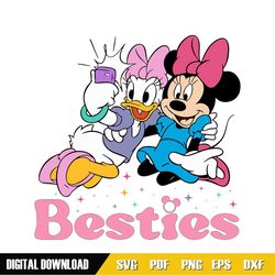 Best Friend Duck Donal And Minnie Mouse Svg