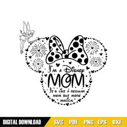 Minnie I'm A Disney Regular But More Magical Mom SVG
