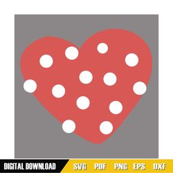 Patriotic Valentine Heart 4th Of July Day SVG