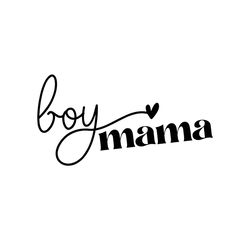 Boy Mama Heart Svg, Mothers Day Svg, Heart Svg, Momlife Svg