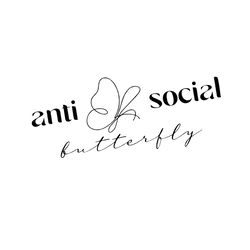Antisocial Butterfly SVG,Anti social Butterfly SVG,Introvert svg