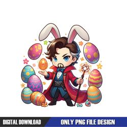 Chibi Doctor Strange Happy Easter Eggs PNG