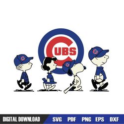 Snoopy Charlie Brown Chicago Cubs Cricut Files