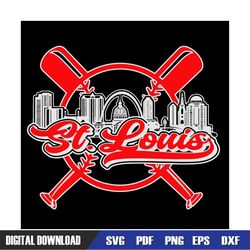 Vintage St Louis Baseball SVG, St Louis Cardinals SVG