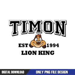 Timon The Lion King Est 1994 PNG