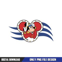 Captain Mickey Disney Cruise Line Logo PNG