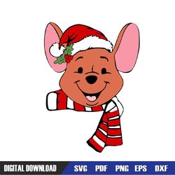 Roo Christmas Day Santa Hat SVG