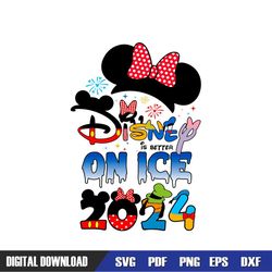 Minnie Disney Is Better On Ice 2024 SVG