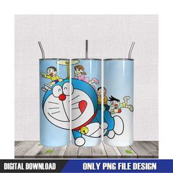 Doraemon Characters Sublimation Design PNG