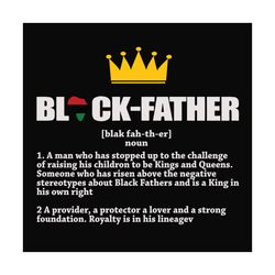 Black Father Definition Svg, Fathers Day Svg, Black Father Svg, Black Dad Svg, Black Pride Svg, Dad Svg, Father Svg, Bla