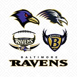 Baltimore Ravens SVG Bundle, Ravens Logo SVG, Sport SVG, Ravens Mascot SVG, NFL SVG, Rugby SVG, Football Teams SVG