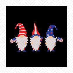 Gnomes 4th Of July Svg, Independence Svg, 4th Of July Svg, Gnome Svg, Gnome With Flag, July 4th Gnome Svg, Patriotic Gno