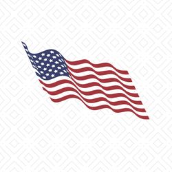 American Waving Flag Svg, Independence Svg, 4th Of July Svg, America Flag Svg, Patriotic Svg, Flag Svg, Flag Vector, Fla