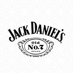 Jack Daniels Label SVG, Jack Daniels Logo SVG, Whiskey Brand SVG