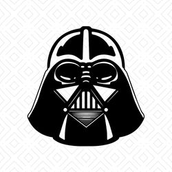 Darth Vader Face SVG, Darth Vader SVG, Star Wars Movie SVG, Disney SVG, Disney Characters SVG, Cartoon, Movie Silhouette