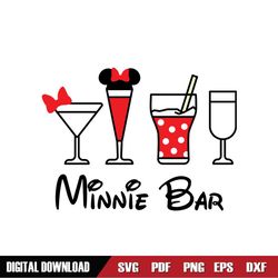 Disney Minnie Mouse Bar SVG