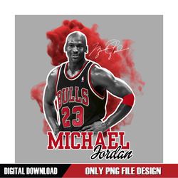 23 Michael Jordan Chicago NBA Basketball PNG Digital Download