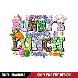 Every Bunny's Favorite Lunch Lady Easter Day PNG