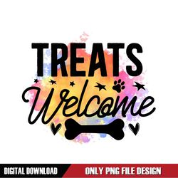 Treats Welcome PNG File