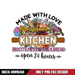 Made With Love Grandma's Kitchen PNG