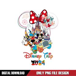 Disney Trip 2024 Minnie Mouse Kingdom PNG
