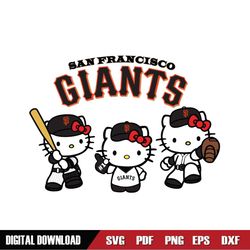 Hello Kitty San Francisco Giants Baseball