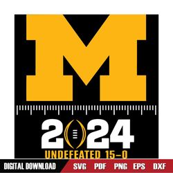 Football Michigan 2024 Undefeated SVGNFL svg, NFL sport, Super Bowl svg, Football svg, NFL bundle, NFL football, NFL