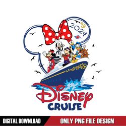 Mickey Friends Disney Cruise Ship 2024 PNG