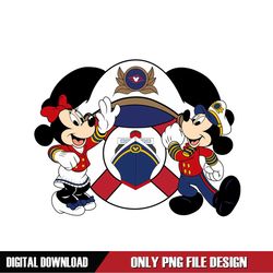 Mickey Minnie Captain Mouse Cruise Line PNG