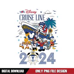 Disney Mickey Cruise Line 2024 PNG