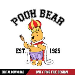 Disney Winnie The Pooh Bear Est 1925 PNG