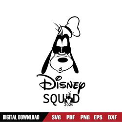 Goofy Head Disney Squad 2024 SVG