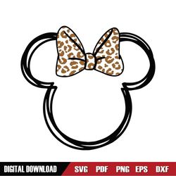 Minnie Mouse Head Clipart Svg