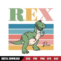 Chracter Rex From Toy Story Svg