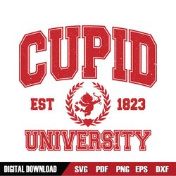Cupid University Est 1823 Valentines Day SVG