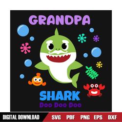 Grandpa Baby Shark Doo Doo SVG