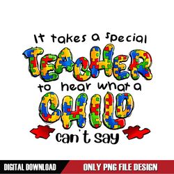 A Special Teacher To Hear What Child Can't Say PNG