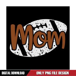 Mom Retro Mother Day Football PNG
