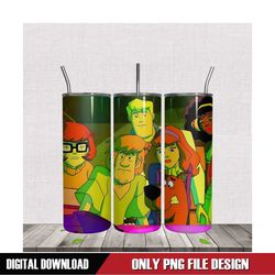 Scooby Doo And Friends Skinny Tumbler Png