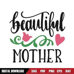 Beautiful Mother Day Flower SVG