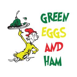 Dr Seuss Green Eggs And Ham Svg, Dr Seuss Svg, Dr Seuss Vector, Dr Seuss Clipart, Dr Seuss Green Eggs, Sam I Am Svg, Dr