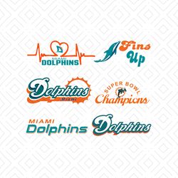 Miami Dolphins Bundle Svg, Miami Dolphins Svg, Sport Svg, Nfl Svg, Dolphins Svg, Dolphins Logo Svg, Dolphins Design Svg,
