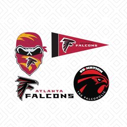 Atlanta Falcons SVG Bundle, Falcons Logo SVG, Sport SVG, Atlanta Falcons Flag SVG, NFL SVG, Football SVG, Digital File