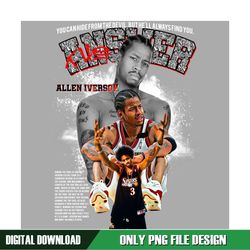 Allen Iverson NBA Digital Download File